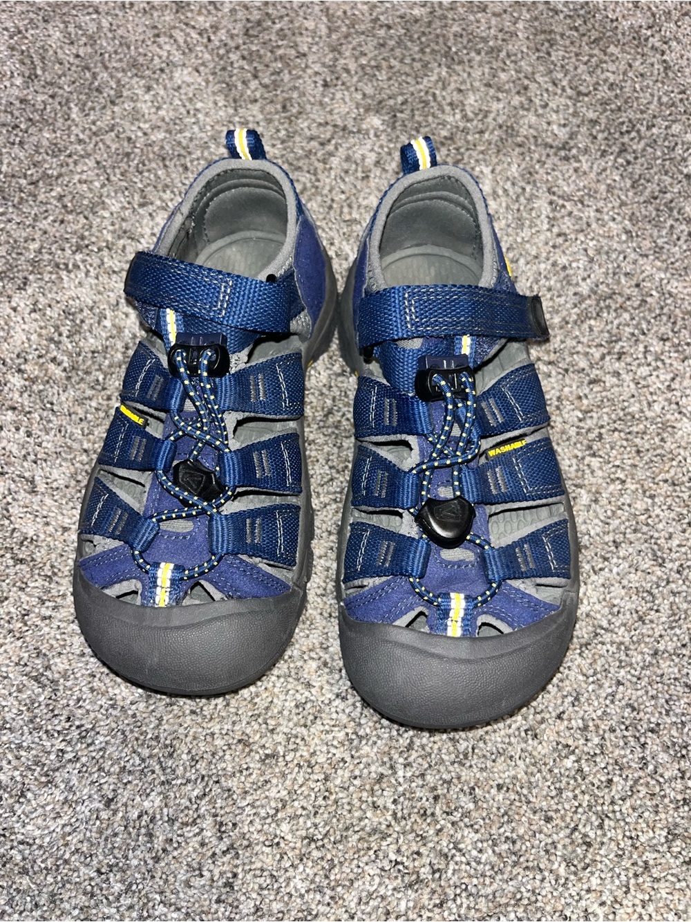 Keens 13c youth hiking sandals euc blue